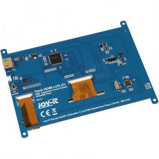 Touchscreen LCD Joy-It RB-LCD-7-2 da 7" per Raspberry