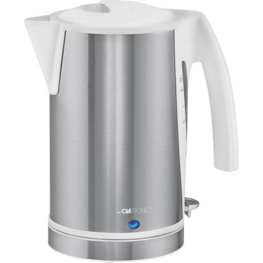 Clatronic WKS 3288 Bouilloire 1,7L 2200W Blanc/Inox