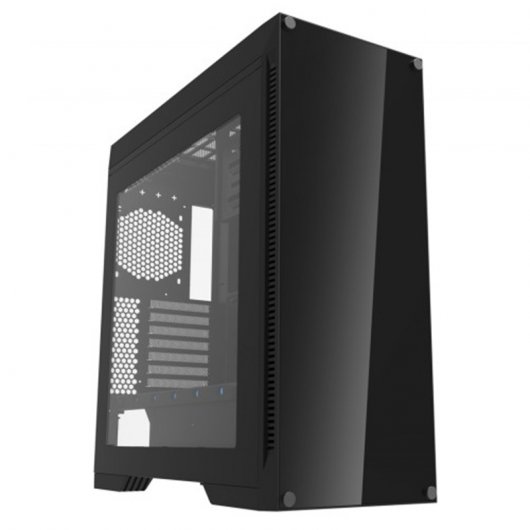 CoolBox Deep Endless Cristal Templado USB 3.0 RGB Negra