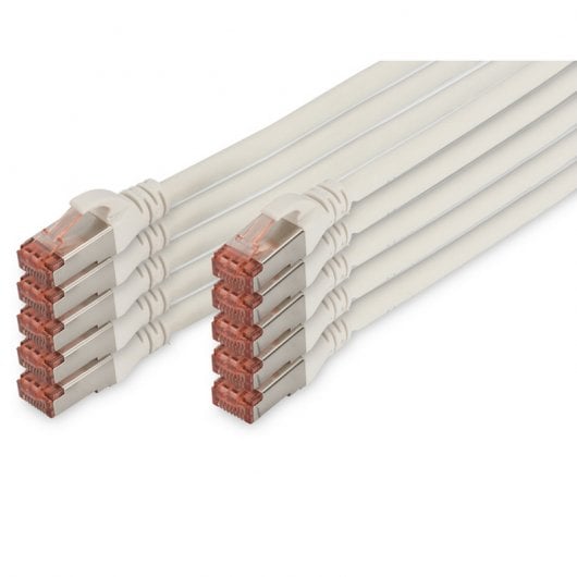 Digitus Cable de Red S-FTP Cat. 6 LSZH 5m Blanco 10 Unidades