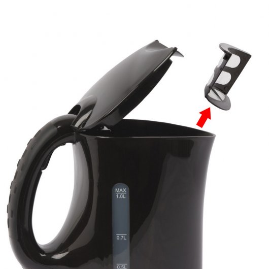 Clatronic WK 3462 Hervidor de Agua 1L 900W Negro