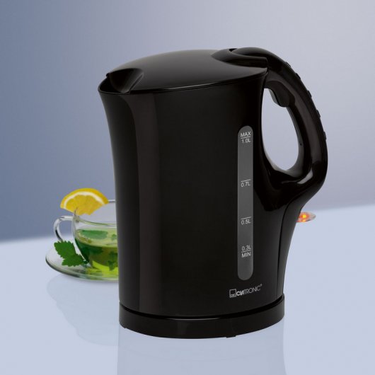 Clatronic WK 3462 Hervidor de Agua 1L 900W Negro