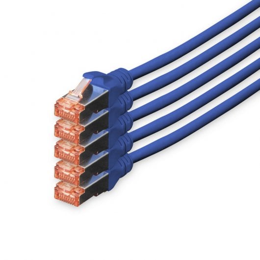 Digitus Cabo de Rede S-FTP Cat. 6 LSZH 10m Azul 5 Unidades