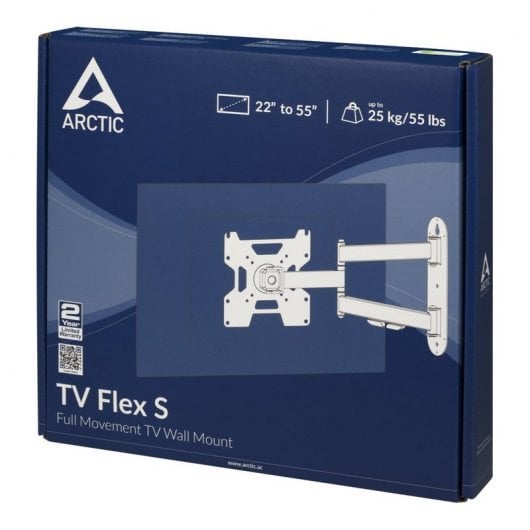 Arctic TV Flex S Soporte para TV 22" a 55" VESA 200x200 Máx 25Kg