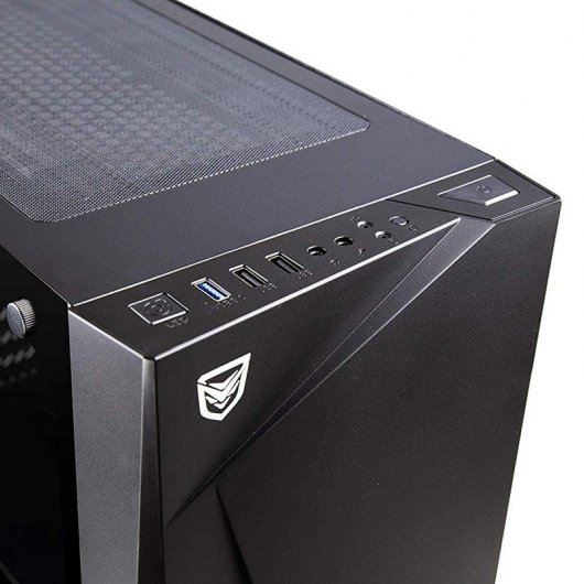 Nfortec Artemis Cristal Templado USB 3.0 RGB Negra