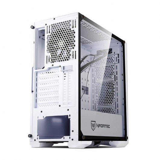 Nfortec Artemis Vidro Temperado USB 3.0 RGB Branco