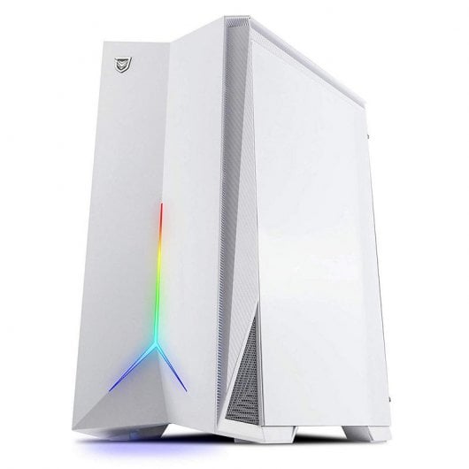 Nfortec Hyperion Cristal Templado USB 3.0 RGB Blanca