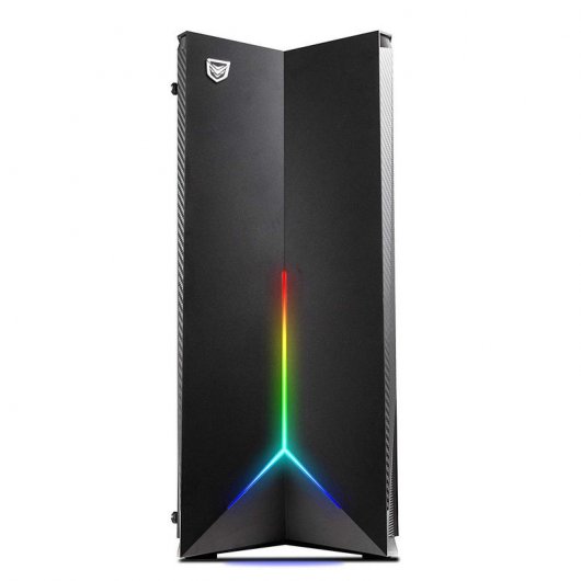 Nfortec Hyperion Cristal Templado USB 3.0 RGB Negra