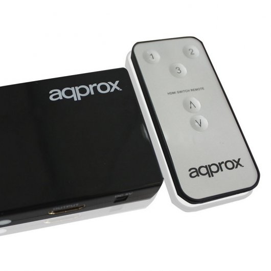 Approx APPC29V2 Switch 3 Portas HDMI 4K com Comando à Distância
