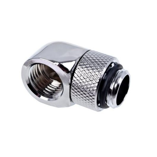 Refrigeração Líquida Alphacool L-Conector Giratório G1/4 Cromado 90°