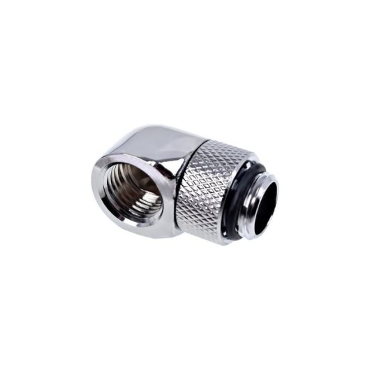 Refrigeração Líquida Alphacool L-Conector Giratório G1/4 Cromado 90°