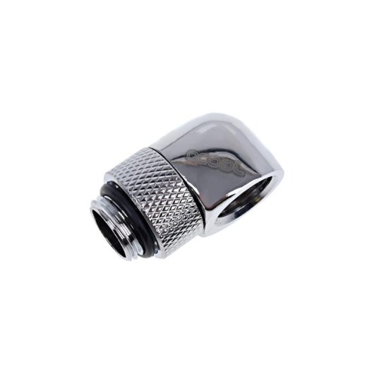 Refrigeração Líquida Alphacool L-Conector Giratório G1/4 Cromado 90°