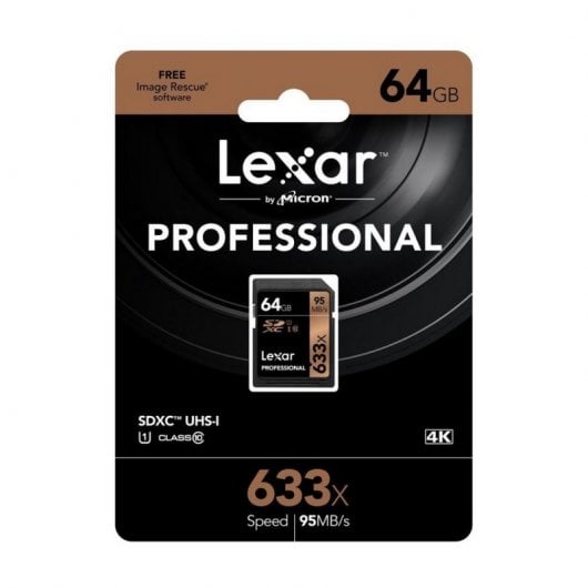 Lexar Professional 633x SDHC/SDXC 64GB Clase 10 UHS-I