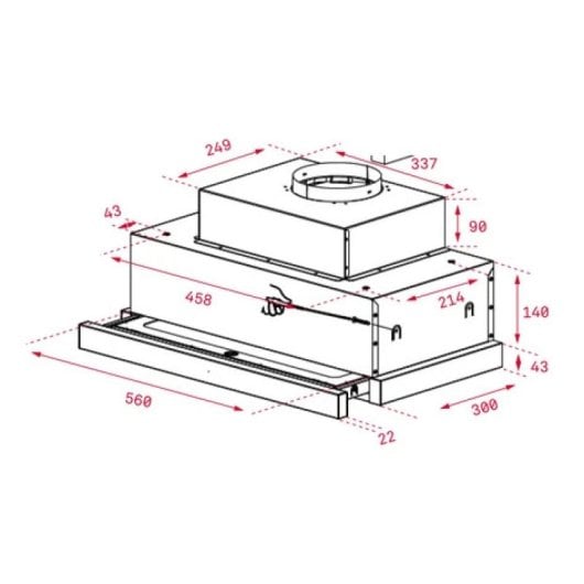 Teka CNL 6815 Plus Campana Telescópica 60cm A Acero Inoxidable