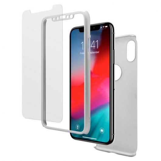 Unotec Pack Full Protect Transparente para iPhone XS MAX 