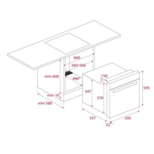 Teka HBE 490 ME Horno Multifunción 72L A Blanco