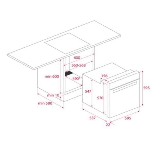 Teka HBE 490 ME Horno Multifunción 72L A Blanco