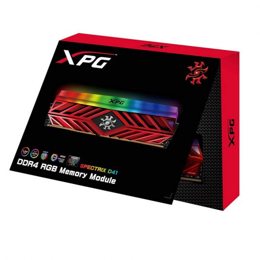 Adata XPG Spectrix D41 RGB DDR4 2666 PC4-21300 16GB 2x8GB CL16 Rojo