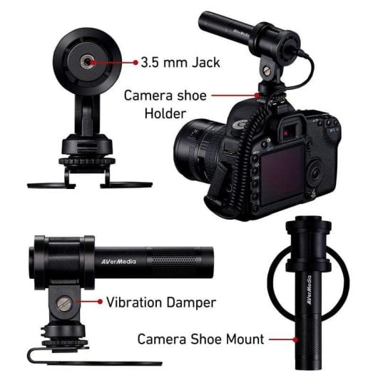 AVerMedia Live Streamer MIC 133 Micrófono Cardioide