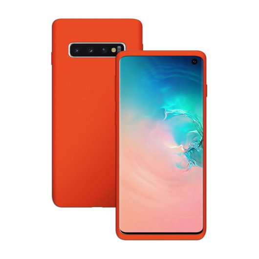 Unotec Second Skin II Funda Roja para Samsung Galaxy S10