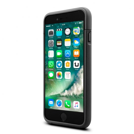 Unotec Power&Case Funda Batería Negra para iPhone 7/8/SE 2020
