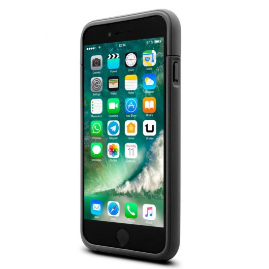 Unotec Power&Case Funda Batería Negra para iPhone 7/8 Plus
