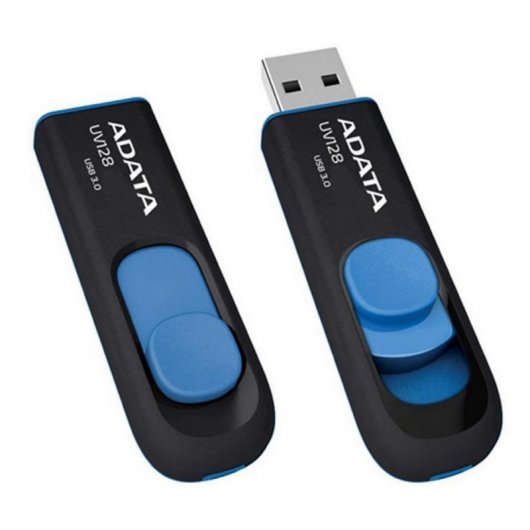 Adata DashDrive UV128 64GB USB 3.0 Negro/Azul