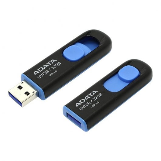 ADATA DashDrive UV128 32GB unità flash USB USB tipo A 3.2 Gen 1 (3.1 Gen 1) Nero, Blu