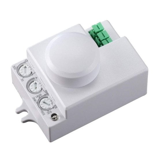 Sensore di Movimento Garza 430036 Microonde Interno Esterno Installazione Nascosta