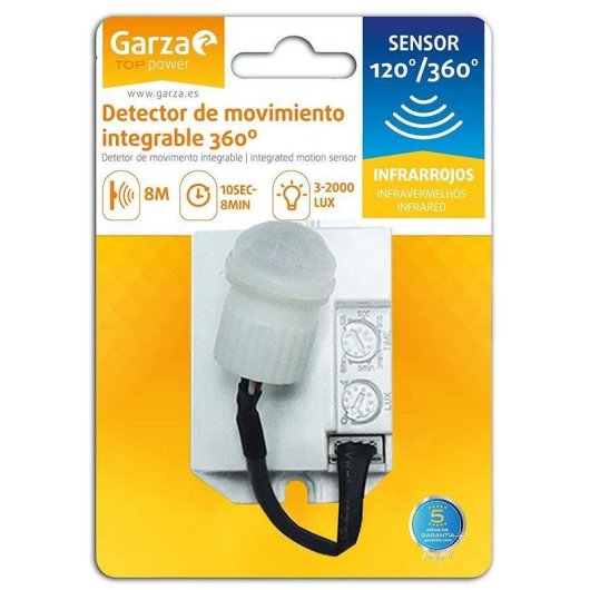 Garza 430043 Sensor de Movimiento Integrable