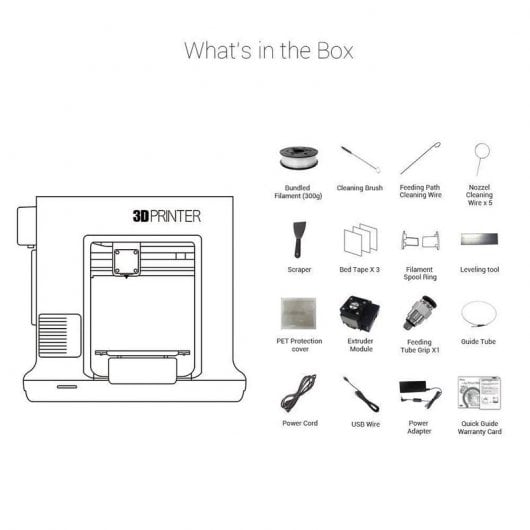 XYZprinting da Vinci mini w+ Impresora 3D Wifi Negra
