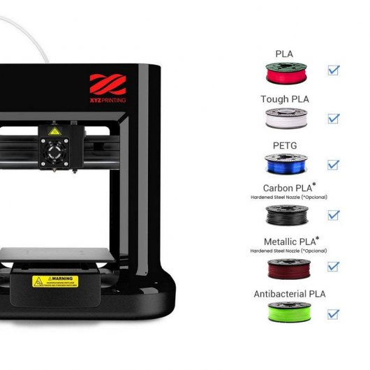 XYZprinting da Vinci mini w+ Impresora 3D Wifi Negra