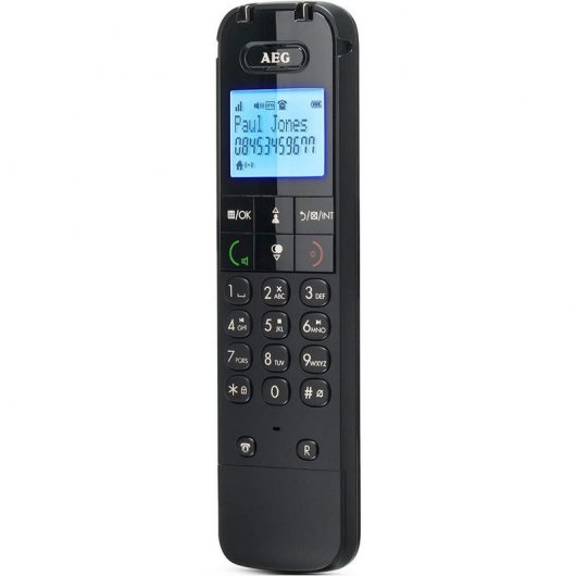 AEG Lloyd 15 Teléfono Inalámbrico Negro