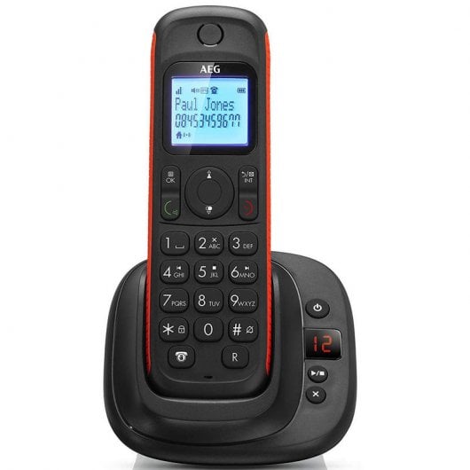 AEG Thor 15 Teléfono Inalámbrico Negro