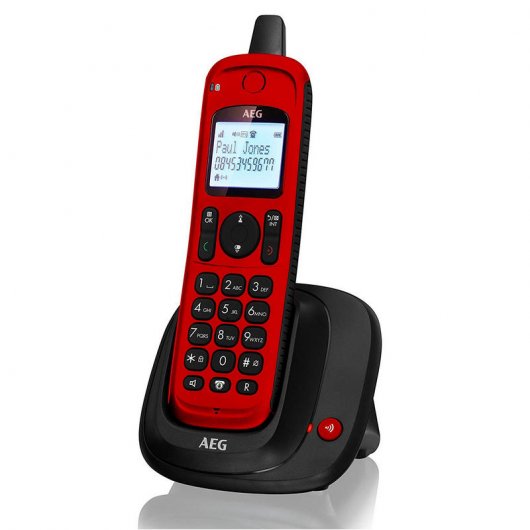 AEG Thor Outdoor 15 Teléfono Inalámbrico Exterior Rojo