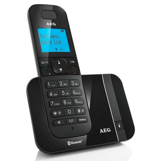 AEG Voxtel D550BT Teléfono Inalámbrico Negro