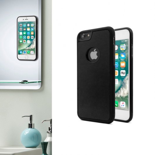 Nueboo Anti-Gravity Funda Negra para iPhone 7/8/SE 2020