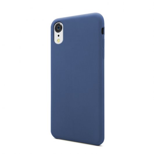 Unotec Soft Funda Azul para iPhone XR