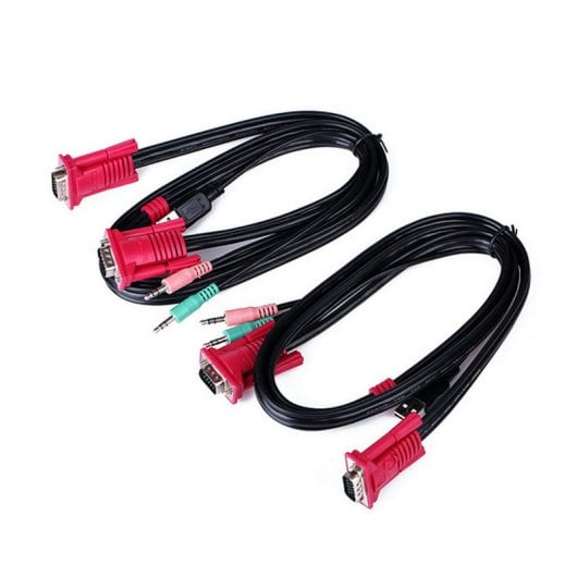 Aisens A111-0064 Switch KVM 2PC VGA/USB/Jack