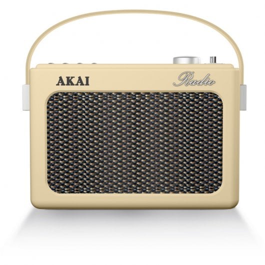 Akai R150BT Radio Despertador Vintage Bluetooth Beige