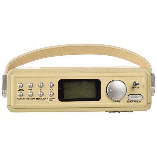 Akai R150BT Radio Despertador Vintage Bluetooth Beige
