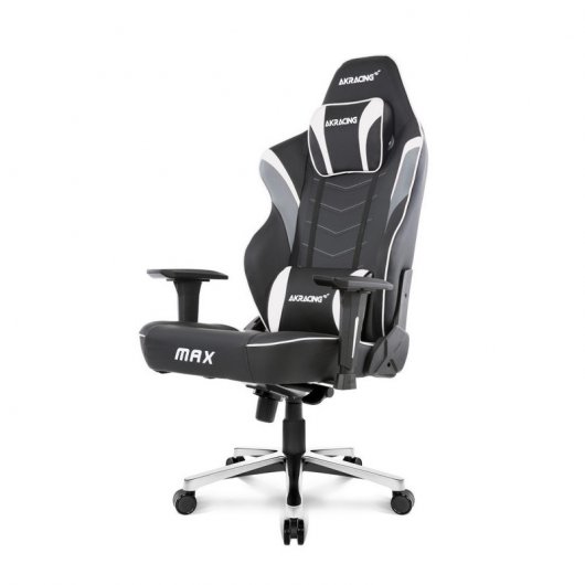 AKRacing Max Masters Series Silla Gaming Negra/Blanca