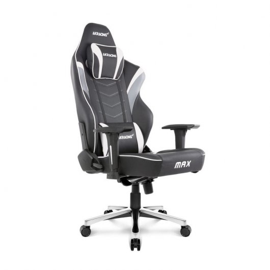 AKRacing Max Masters Series Silla Gaming Negra/Blanca