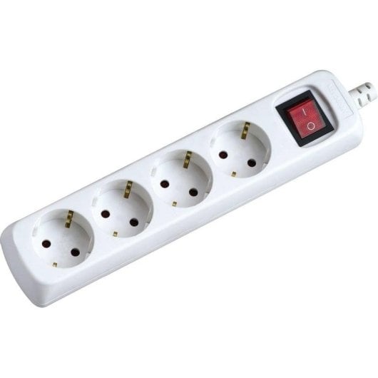 Multipresa Garza Basic Power 4 prese con interruttore e protezione bambini
