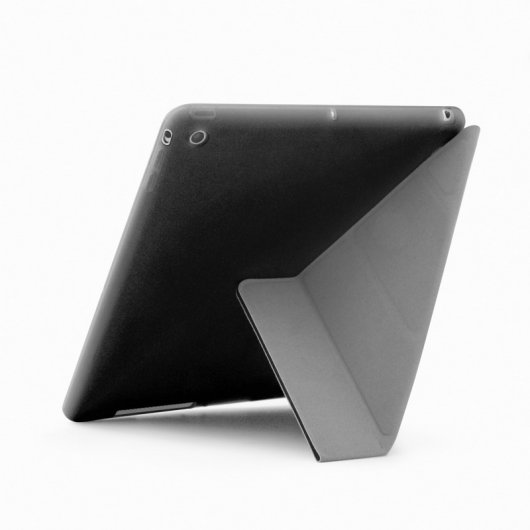 Unotec Funda Origami Negra para Apple iPad 2/3/4