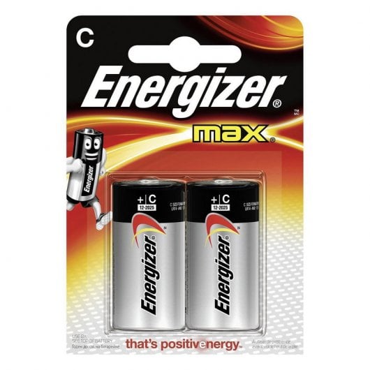 Energizer Max Powerseal Alkalibatterien C LR14 2 Einheiten