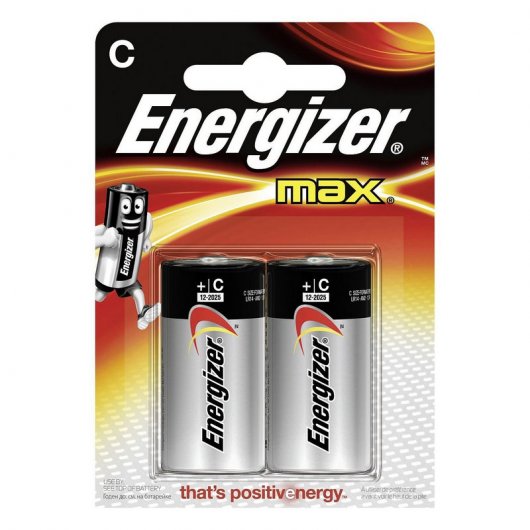 Energizer Max Powerseal Pilas Alcalinas D LR20 2 Unidades