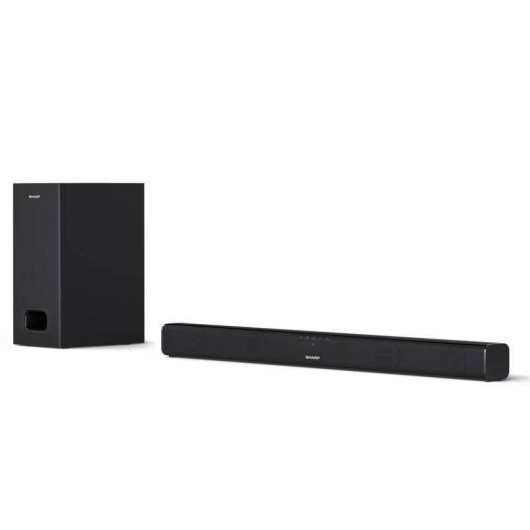Barra de Sonido Sharp HT-SBW110 2.1 180W Bluetooth HDMI ARC Subwoofer Schwarz