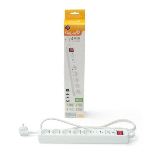 Garza Home Power Regleta Master-Slave de 5 Tomas