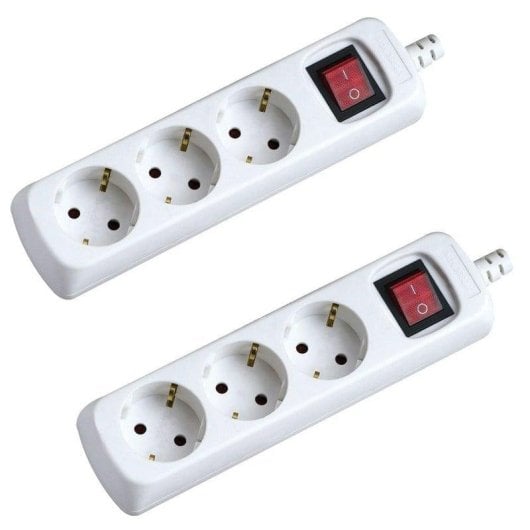 Garza Basic Power Pack 2 Regletas de 3 Tomas